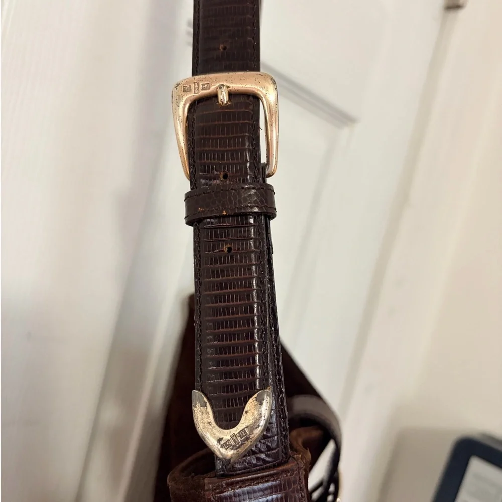 Ralph Lauren Chocolate Suede Bag - Picture 6 of 13